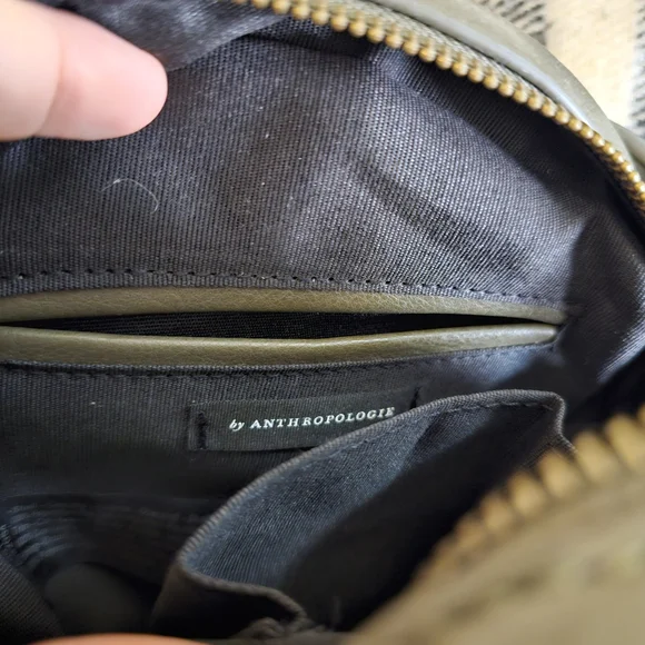 Anthropologie Crossbody Green Tassel Woven Festival Boho Small Bag - Picture 5 of 5